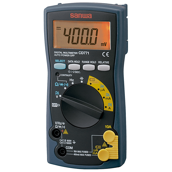 CD771 | Digital Multimeter with Backlight & Continuity Buzzer with LED