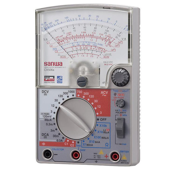 CX506a | Analog Multimeter with Capacitance Measurement and Built-in Transistor Oscillator