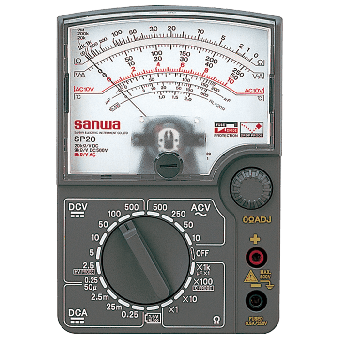 SP20 | Analog Multimeter with Continuity Check Beeper