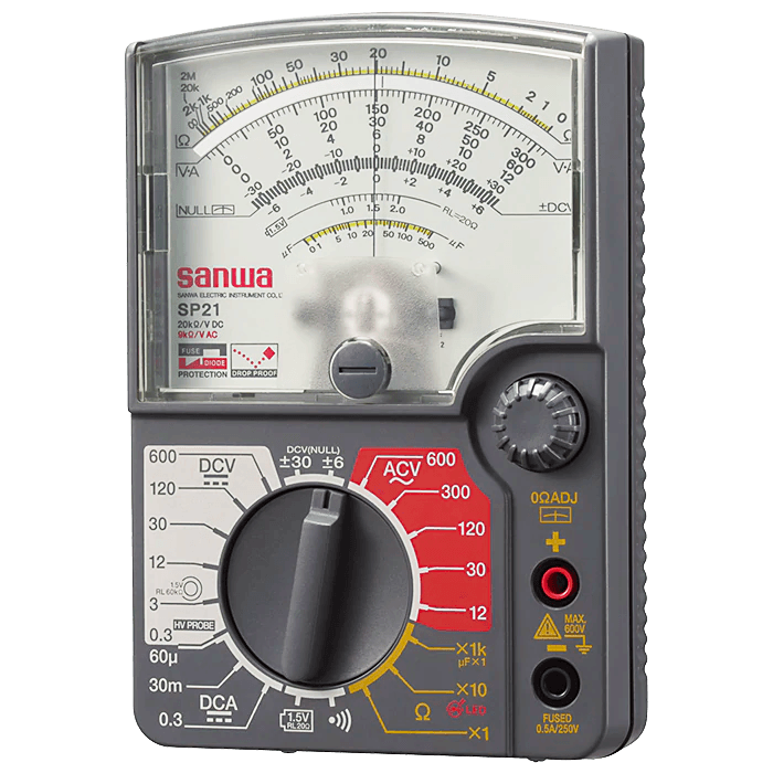 SP21 | Analog Multimeter with Continuity Check Beeper