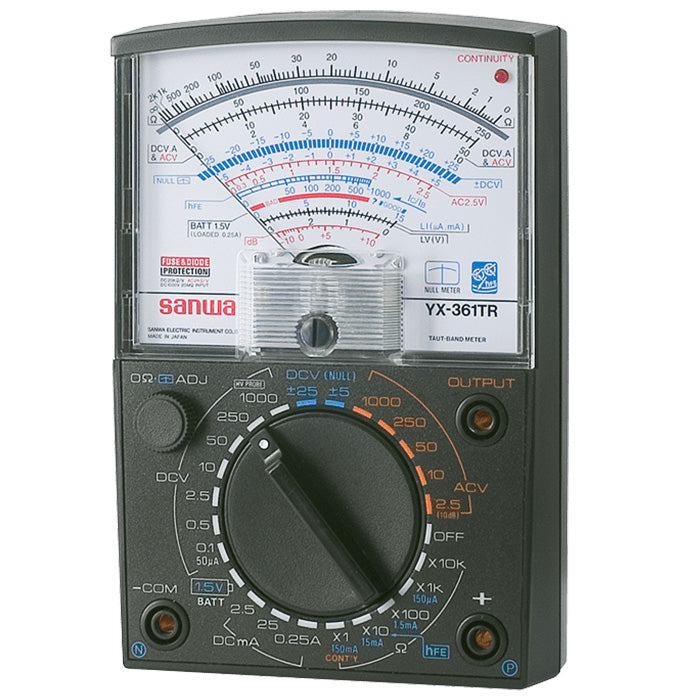 YX361TR | Analog Multimeter - Variety of Measurement Functions using 24 Contact Switch